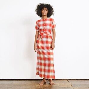 Ace & Jig Georgie Dress - Picnic Red Plaid